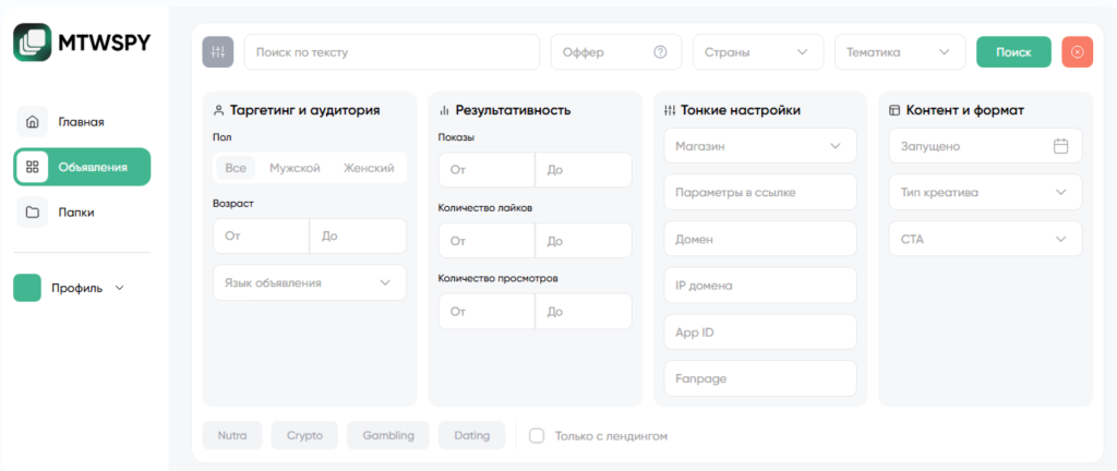 Обзор MTWSPY от GoAff - GoAff