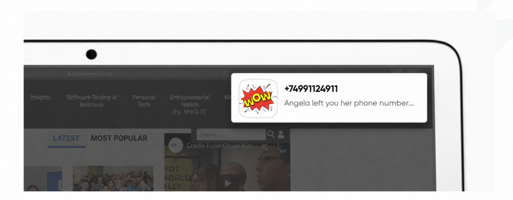 Ejemplo de notificaciones In-Page Push — GoAff