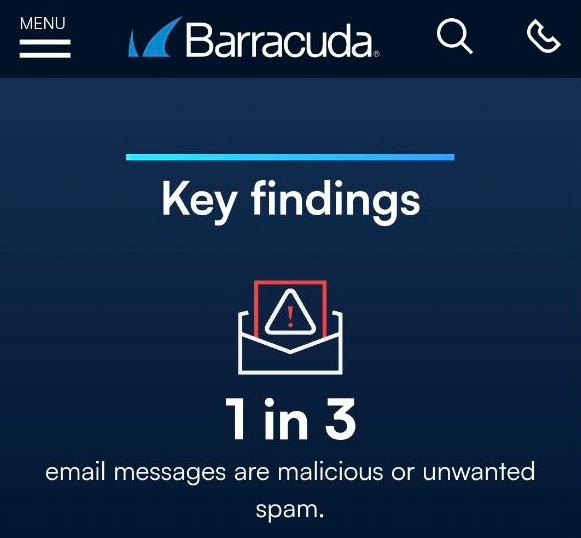 Исследование Barracuda 2026 Email Threats Report показало, что каждое третье электронное письмо в мире — спам или фишинг - GoAff