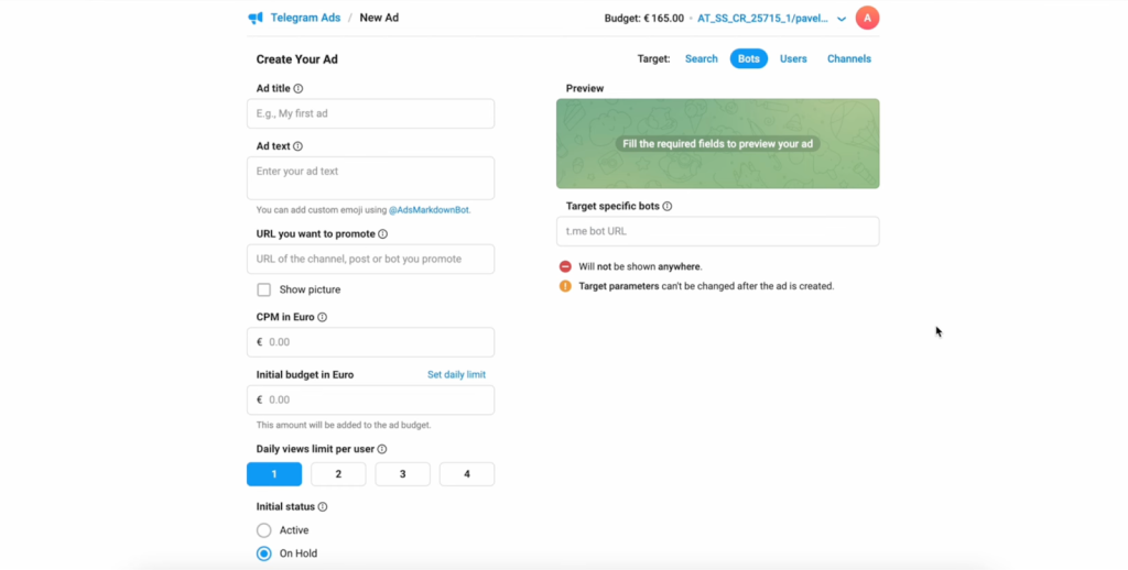 Боты в Telegram Ads - GoAff