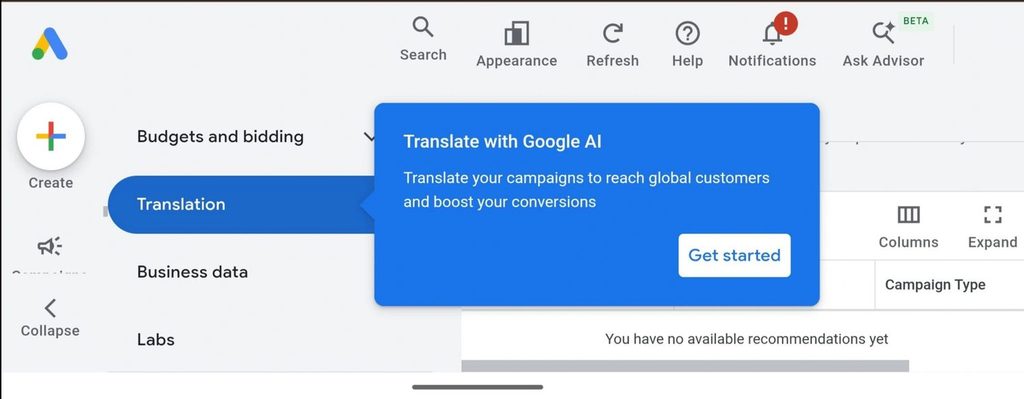 how-looks-translation-in-google-ads