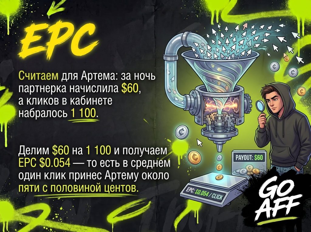 Фактический EPC - GoAff